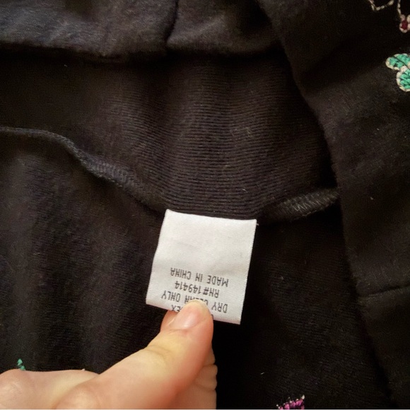 Johnny Was | Shilo Cozy Floral Embroidered Kimono Cardigan Size: Small - Picture 5 of 11